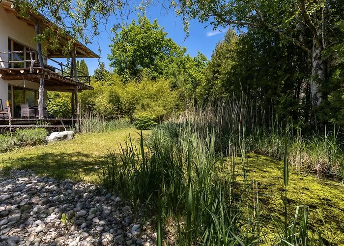 Design 2. Reihe Woerthsee Mit Garten Und Grosser Terrasse شقة *